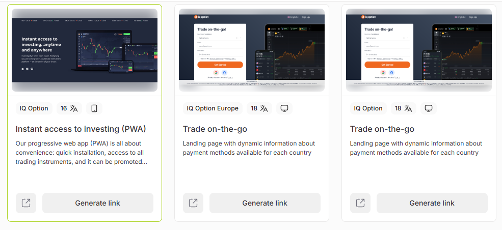 New Affstore affiliate browsing CPA offers by GEO and payout